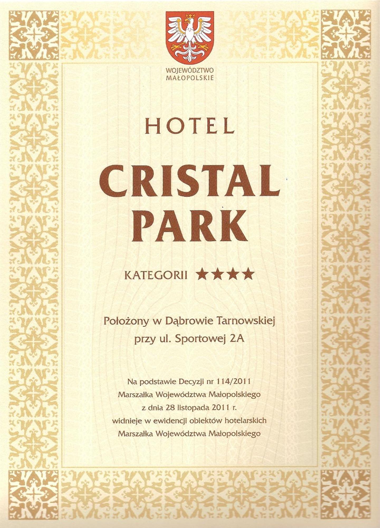 Hotel Cristal Park Dabrowa Tarnowska Bagian luar foto